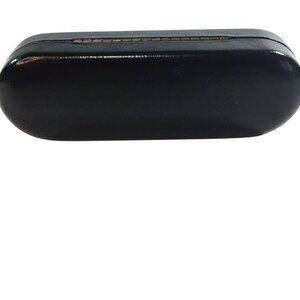 Greenbrier International Mens Eye Glass Case Black With Cleaning Cloth New